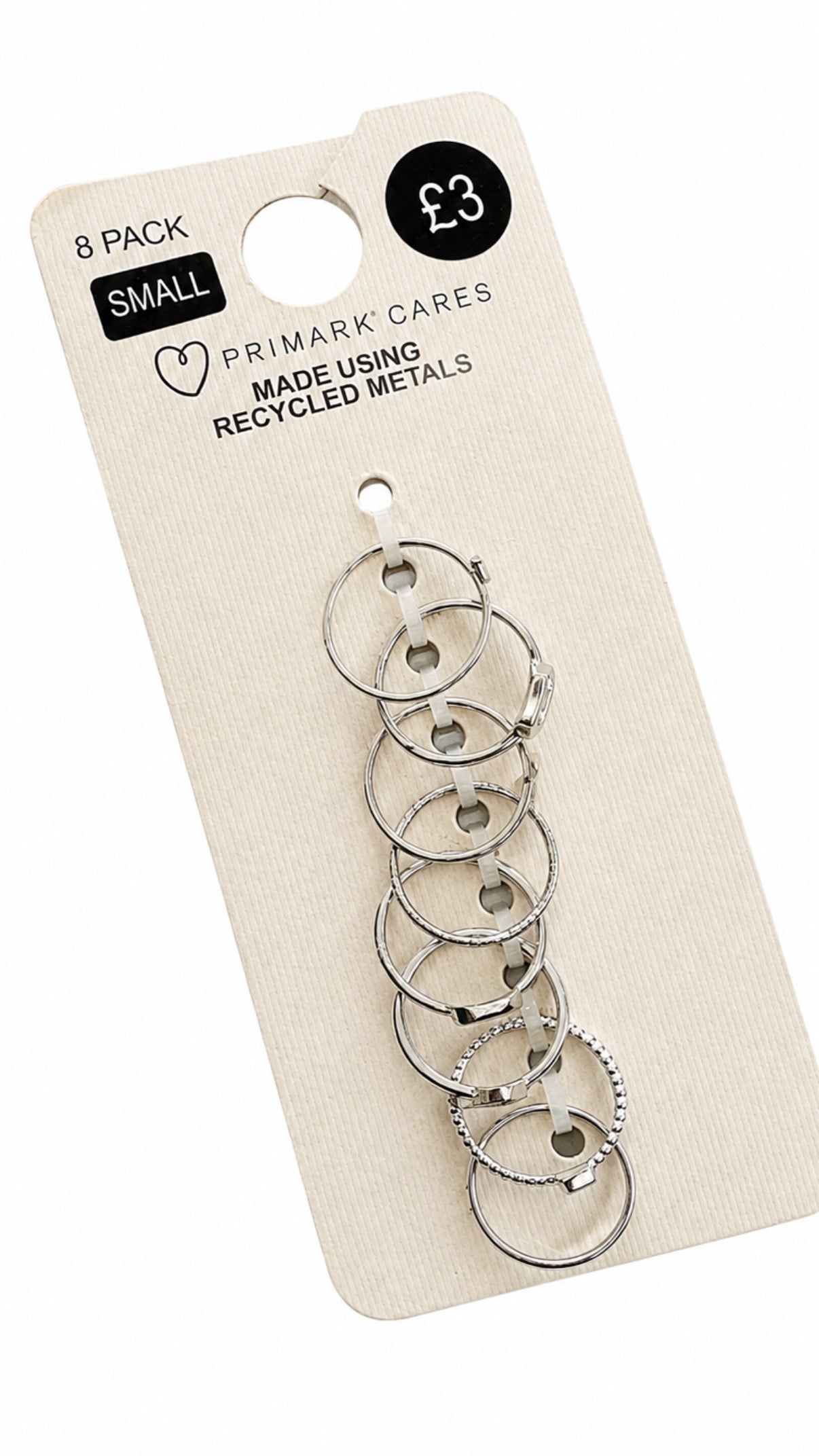 Primark Rings Stack Pack Of 8