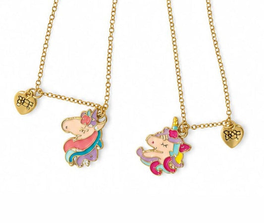 Jools USA Pack Of 2 Unicorn Necklace Best Friend Forever