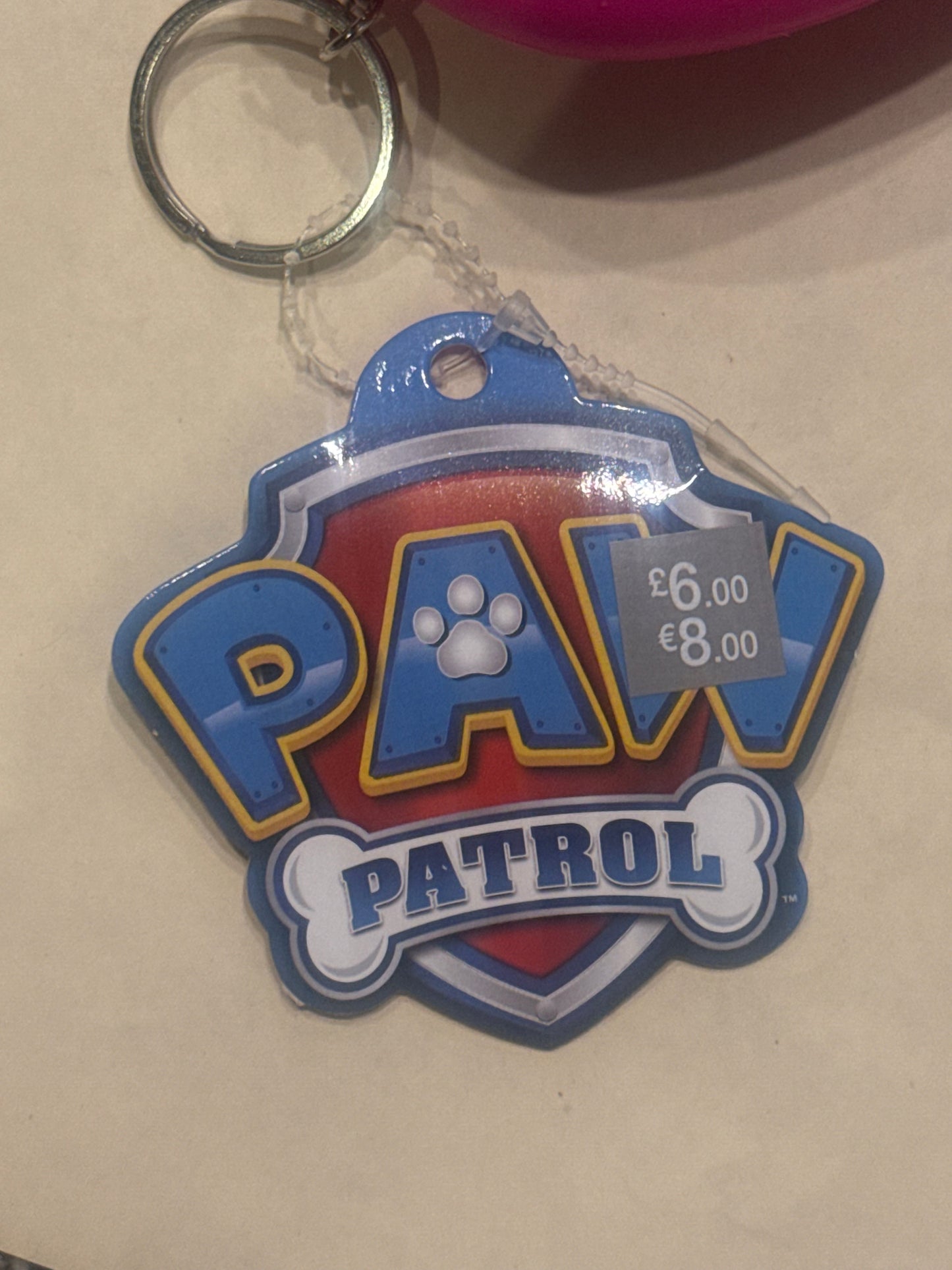 Nickelodeon Paw Patrol sky Silicon Coin Pouch Keychain