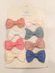 Cloud Island Pack Of 8 Pastle Bows Medium
