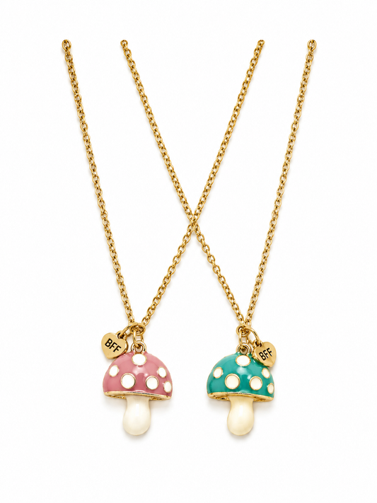 Claire’s BFF Necklace Set of 2 Mushrooms