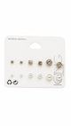 ICING uk pearl and stones multi size studs pack