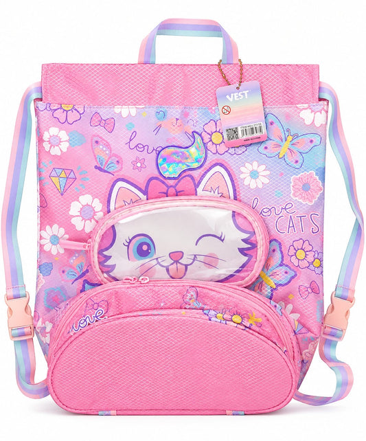 Vest Cute Cat Swim bag and Travel Bag