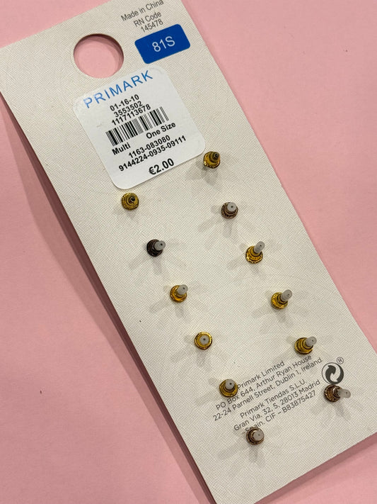 Primark Pack of 6 Pairs studs