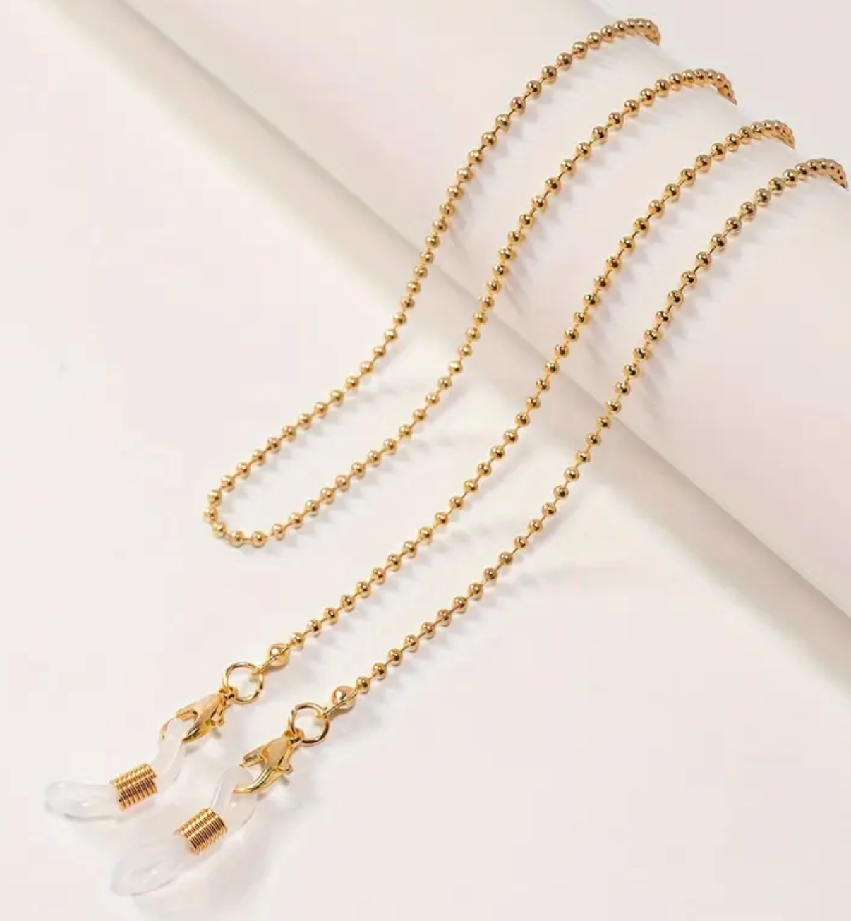 Sunglasses carry chain golden