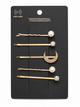 Noir formal studded pins pack of 5