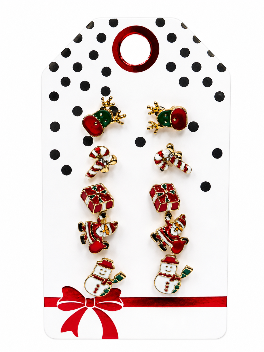 Pack of 5 festive studs
