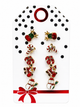 Pack of 5 festive studs
