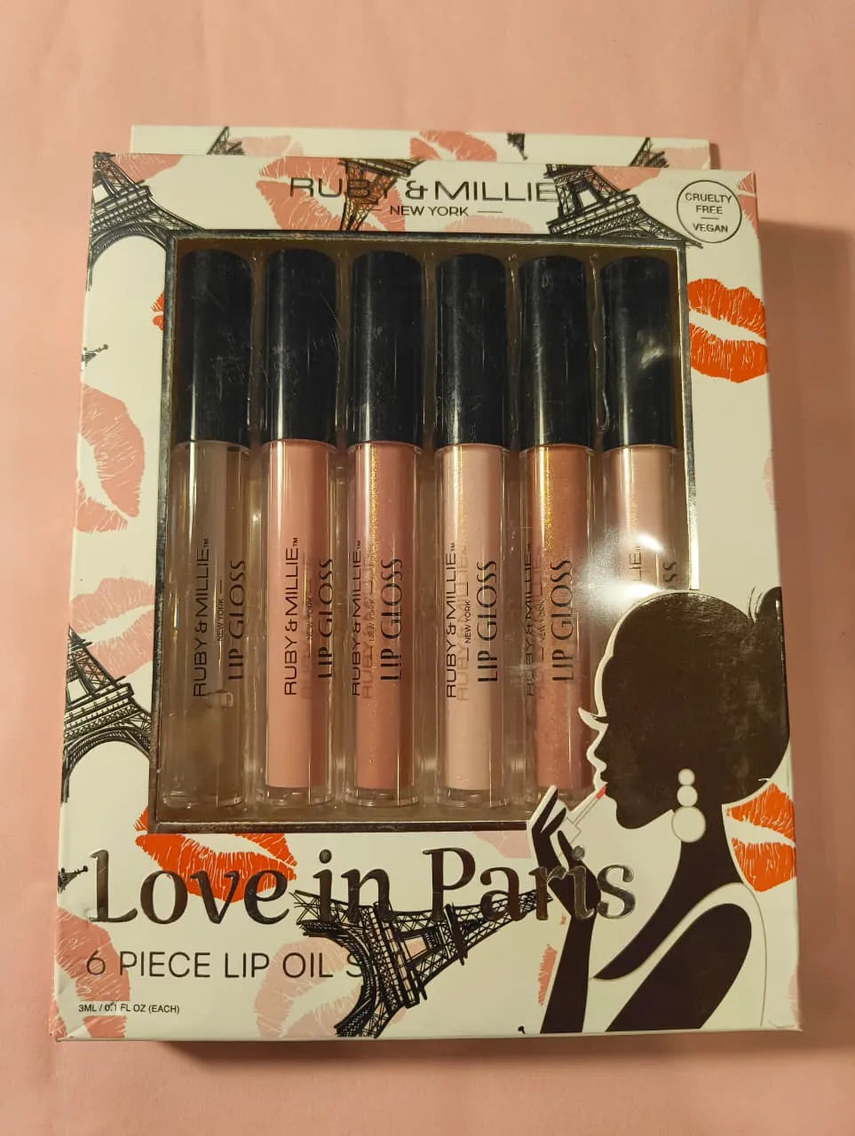 Ruby Mill Love In Paris Lip Gloss Collection