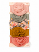 Curls & Pearls Flower Patterned Baby Headbands