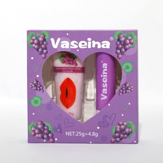 Vaseina Lip Scrub & Lip Balm Gift Set