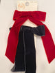 Wondernation Pack Of Two Velvet Long Tail Bows Large Formal