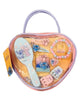 Stitch and friends Disney original  hairbrush jewellery and hair accessories gift set with hand bag