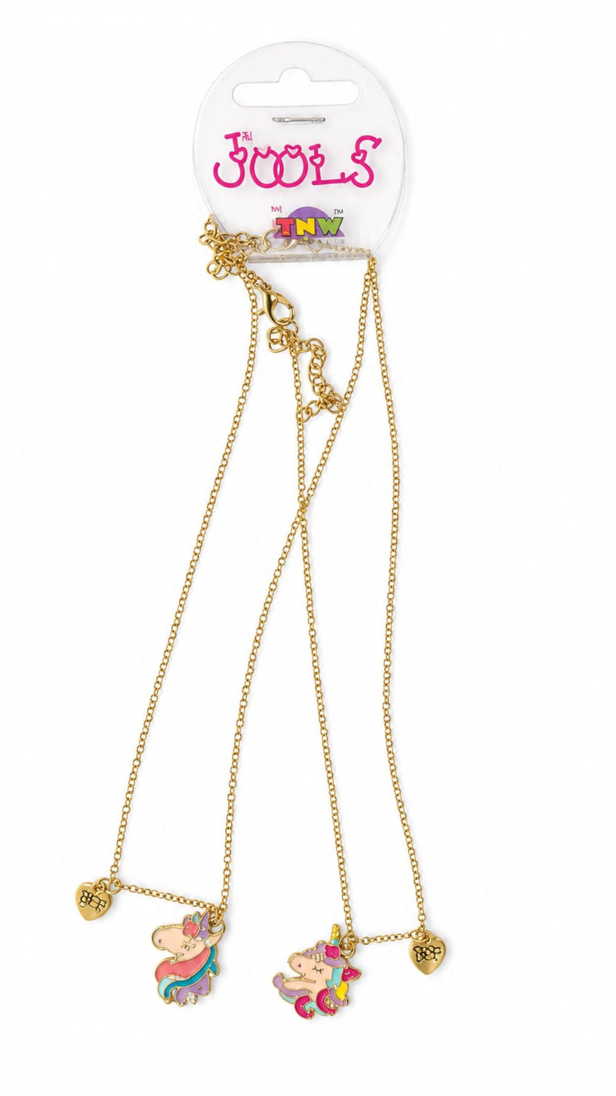 Jools USA Pack Of 2 Unicorn Necklace Best Friend Forever