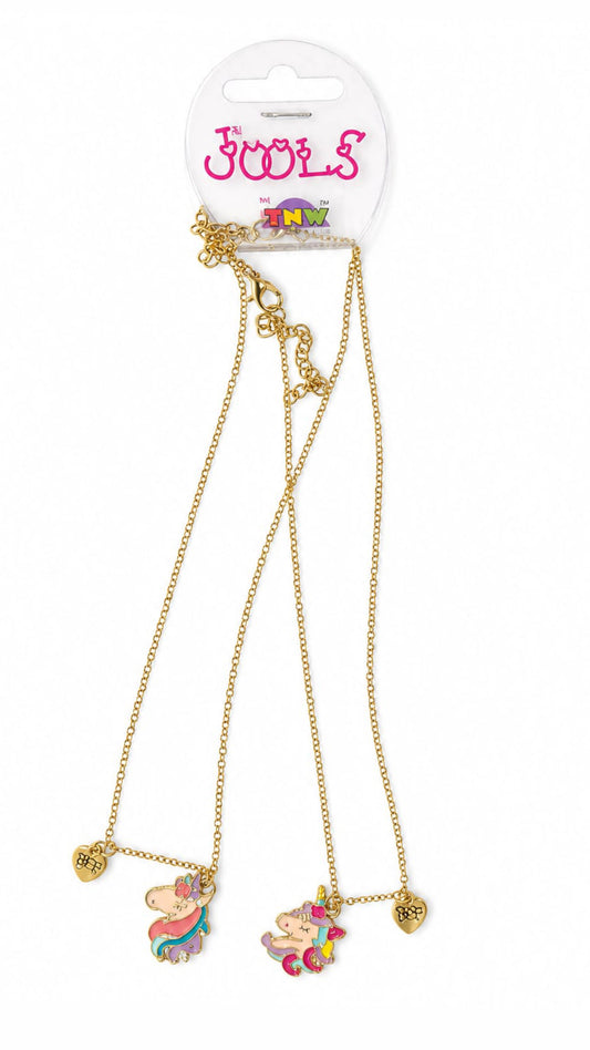 Jools USA Pack Of 2 Unicorn Necklace Best Friend Forever