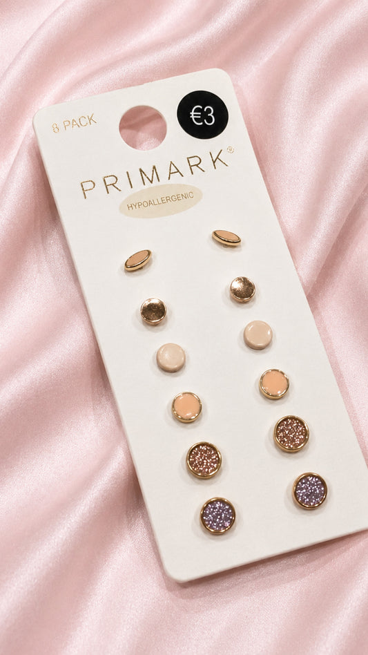 Primark Pack of 6 Pairs studs
