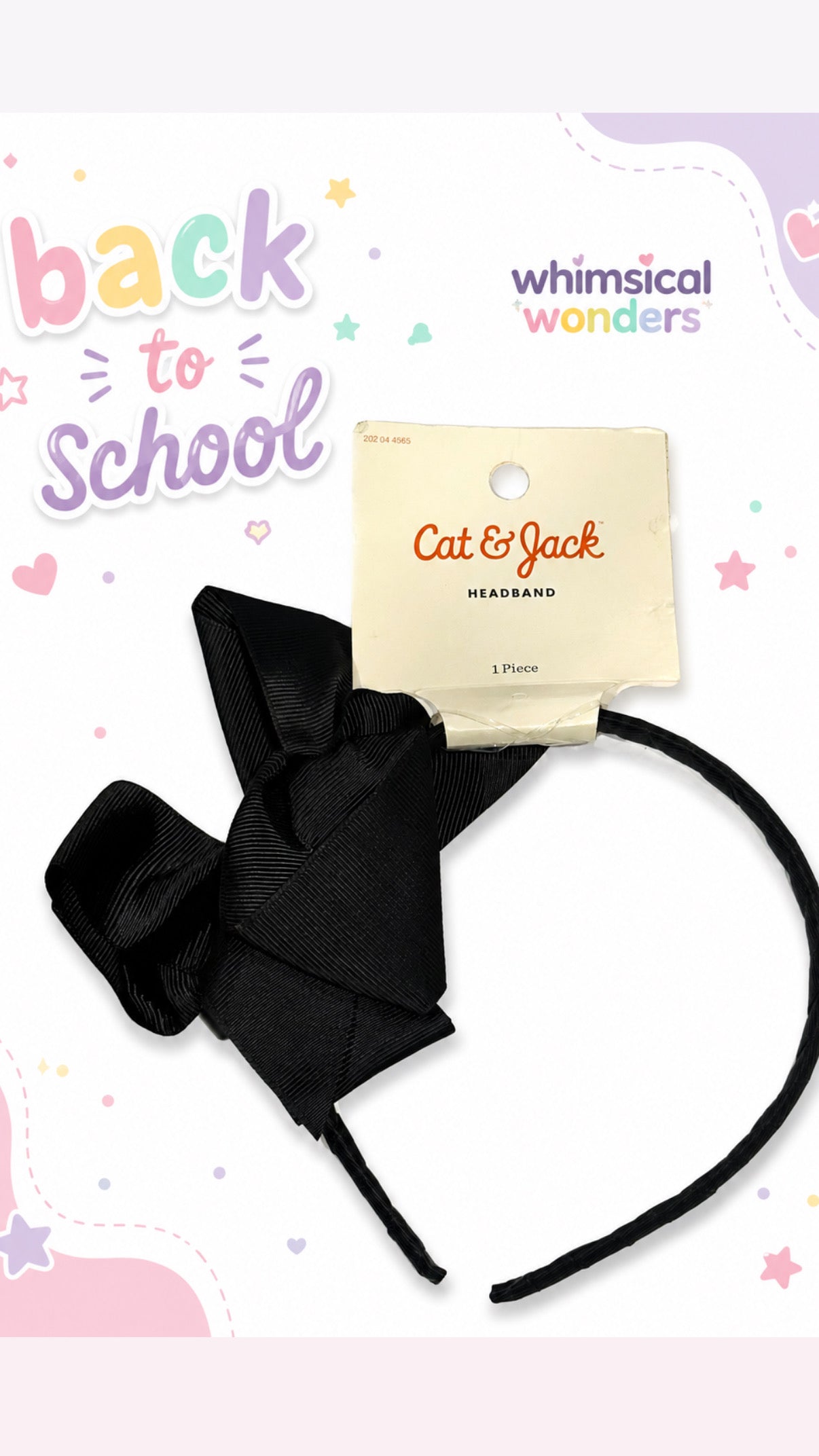 Cat &Jack Black Headband
