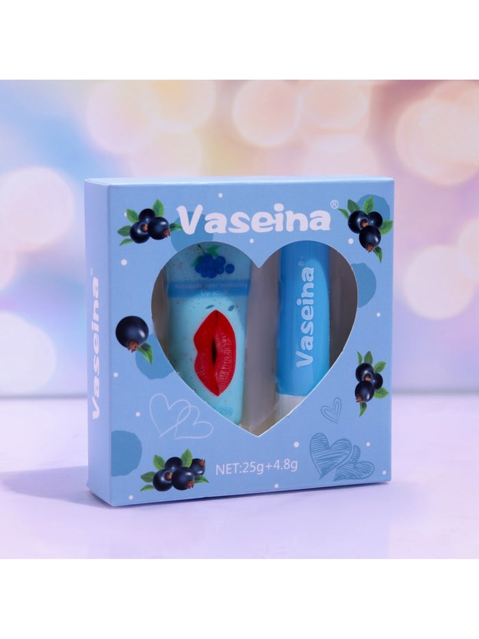 Vaseina Lip Scrub & Lip Balm Gift Set