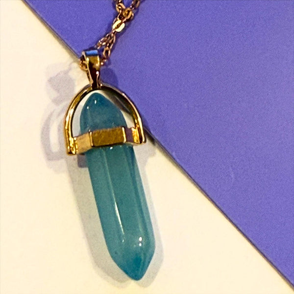 Claire's Glow In The Dark Celestial Gem Necklace