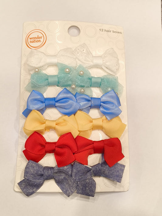 Wonder Nation Pack Of 12 Essential Colors bow pack