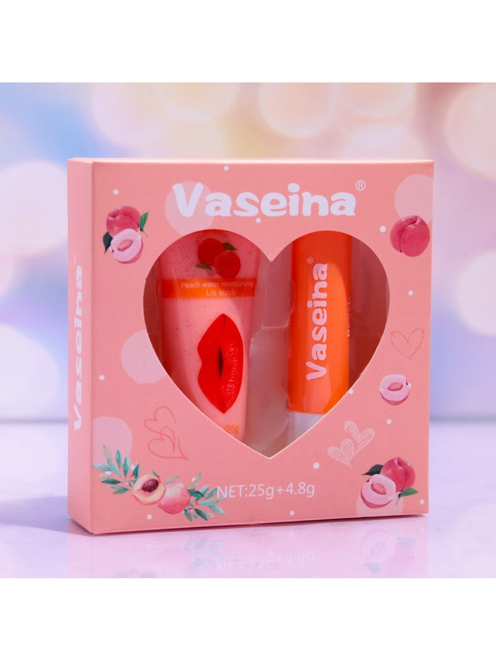 Vaseina Lip Scrub & Lip Balm Gift Set