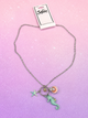 Justice by Walmart seahorse starfish and seashell pendant necklace