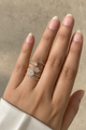 Claire’s real cubic zircon ring Stack Pack of 5