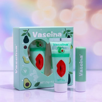 Vaseina Lip Scrub & Lip Balm Gift Set