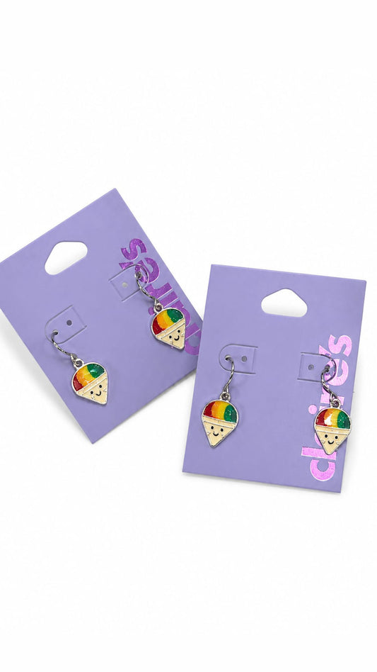 Claire’s glittery rainbow ice cream danglers