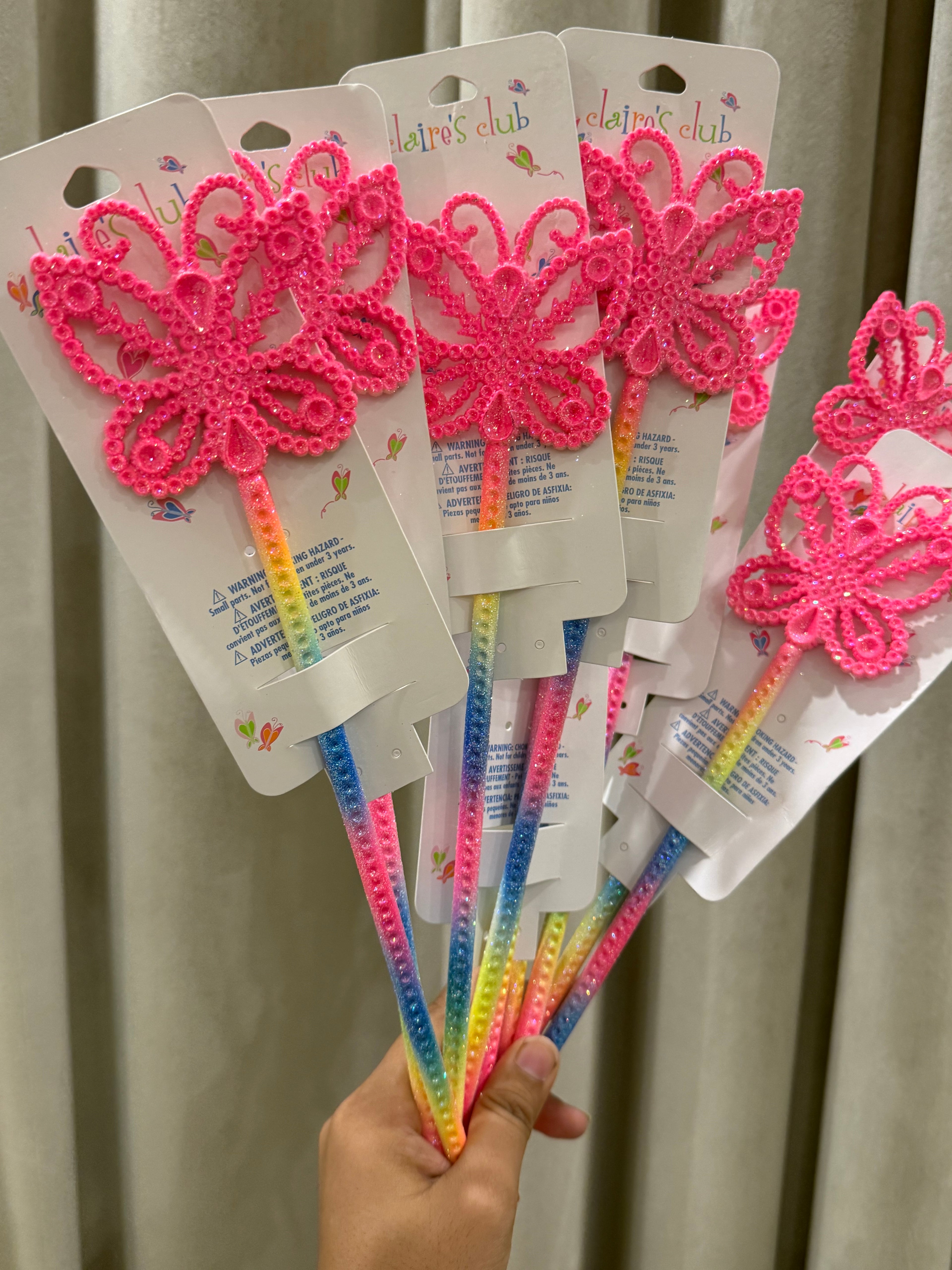 Claire’s magic wands