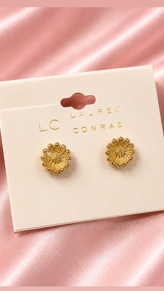 Lauren Conrad Beaten Metal Single Studs