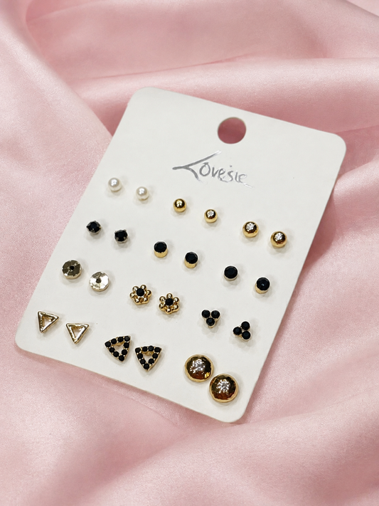 Lovisa mix studs pack of 12 mix metal studs
