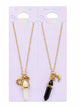 Claire’s Celestial Black and White Gemstone Necklace