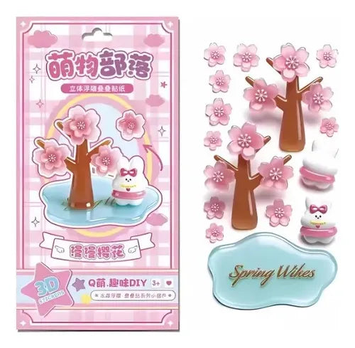 Stackable kawaii jelly stickers