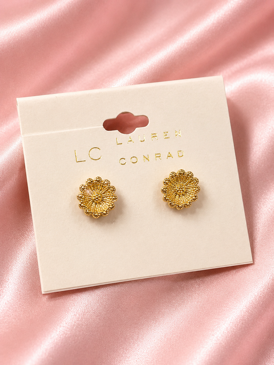 Lauren Conrad Beaten Metal Single Studs