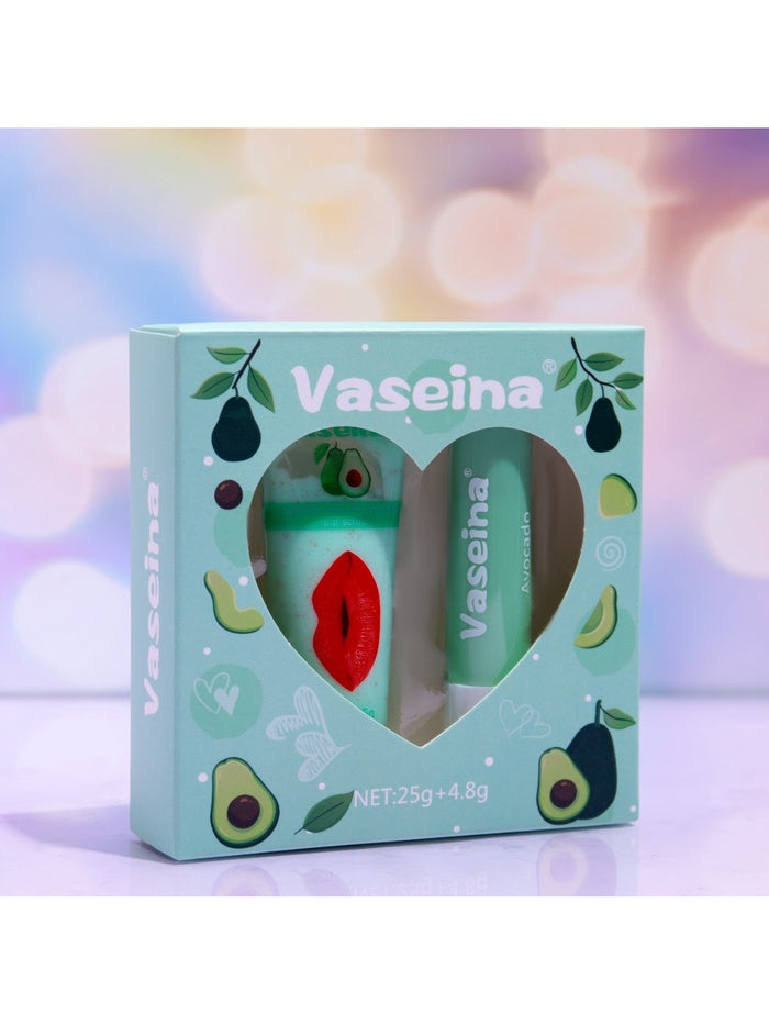 Vaseina Lip Scrub & Lip Balm Gift Set
