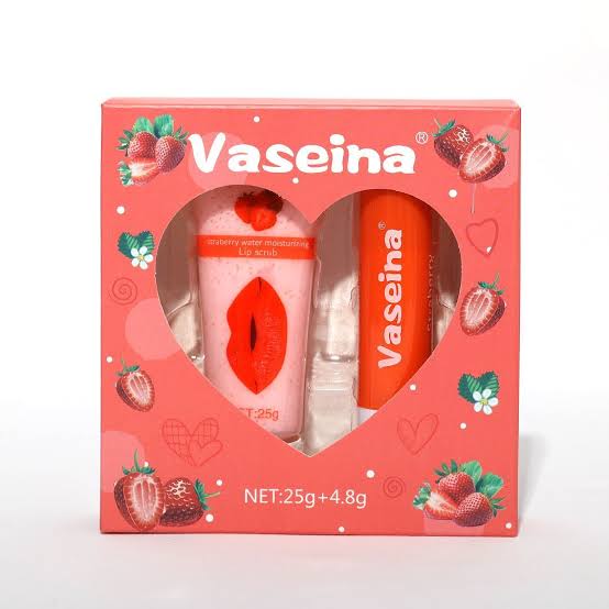 Vaseina Lip Scrub & Lip Balm Gift Set