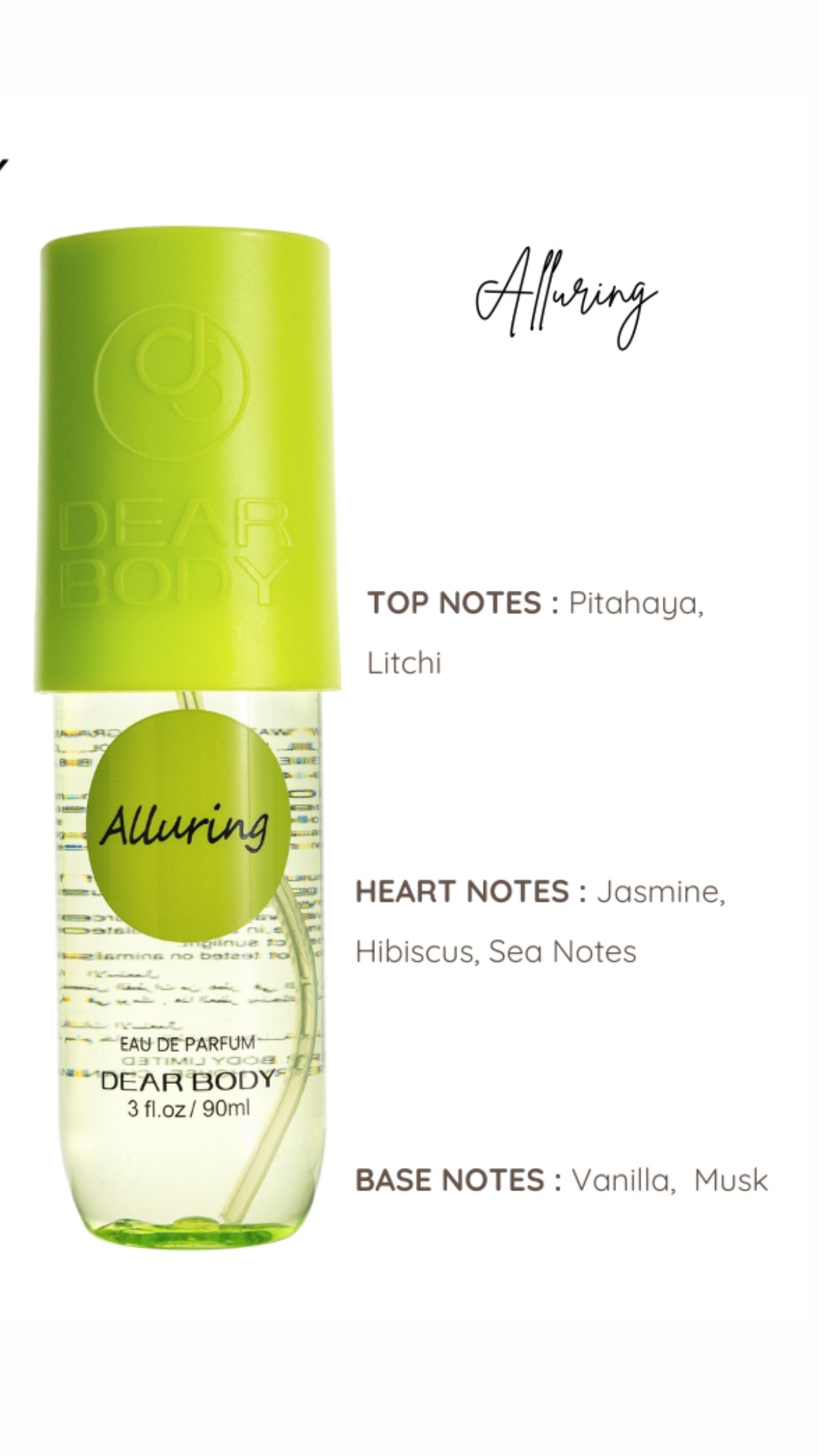 Dear Body Alluring Eau de Parfum 95ml