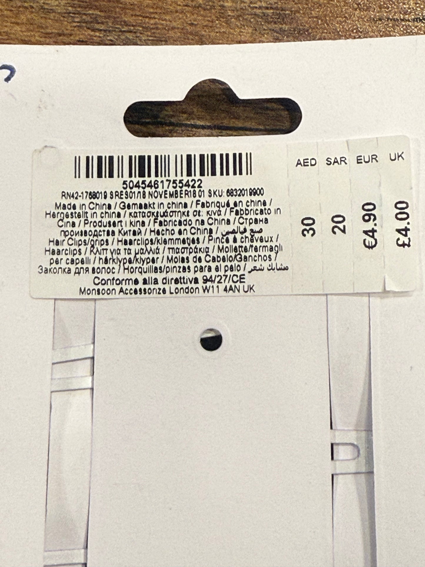 Monsoon Medium Tick Tacks