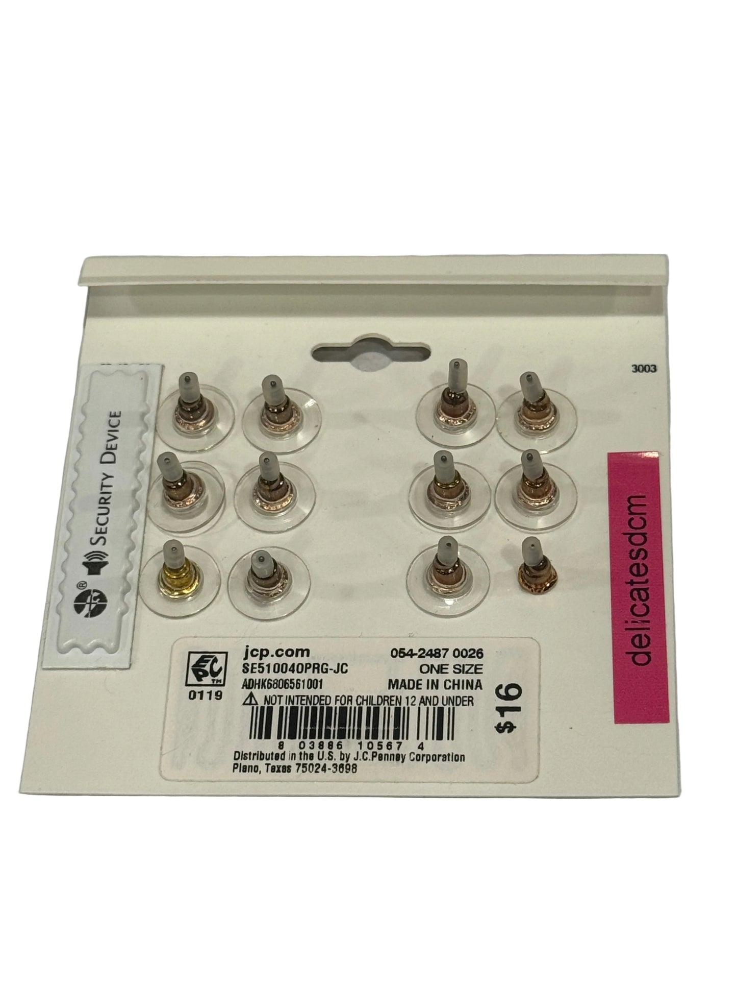 Mix It By JC Penny USA pack of 6 studs