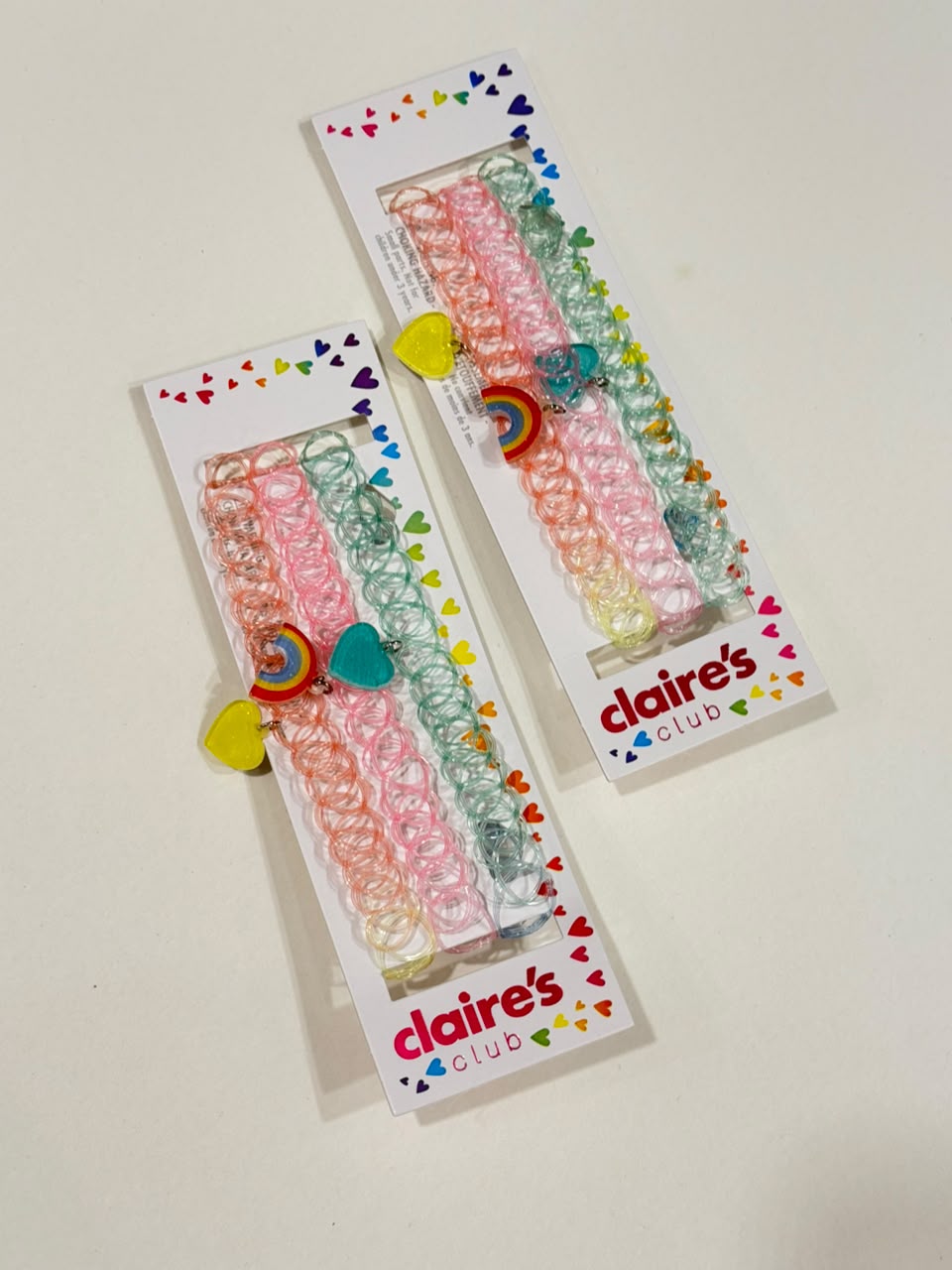 Claire's Set of 3 Choker with Hanging Charms