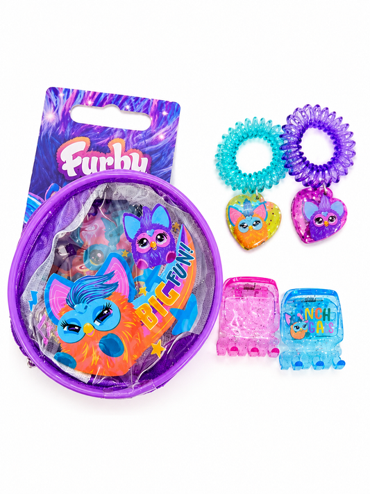 Furby Coin Pouch And Hair Accessories Gift Set From Hasbro
