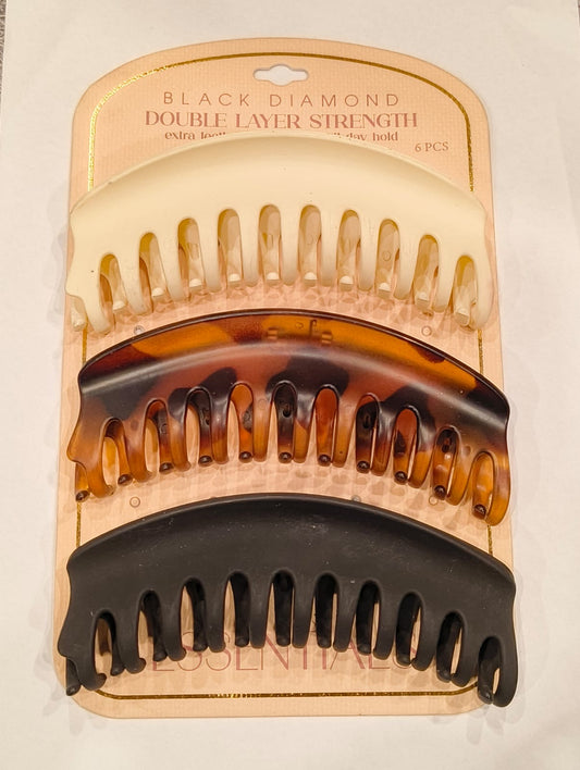 Extra Jumbo Claws Curved pack of 3