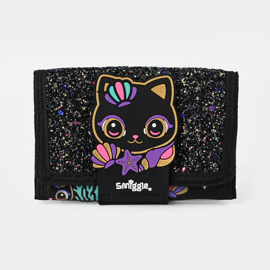 Smiggles Black Cat Tri-fold Wallet