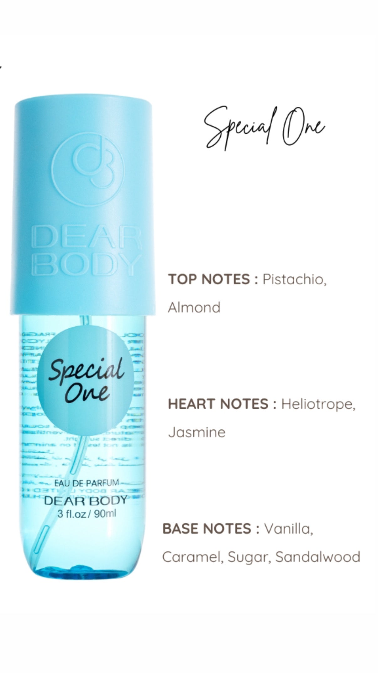 Dear Body 95ml eau de Parfum Fragrance Mist