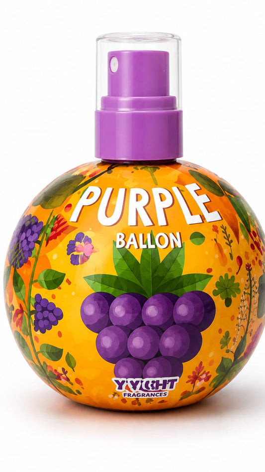 Purple Balloon Perfume For Kids 50ml In Glass Bottle