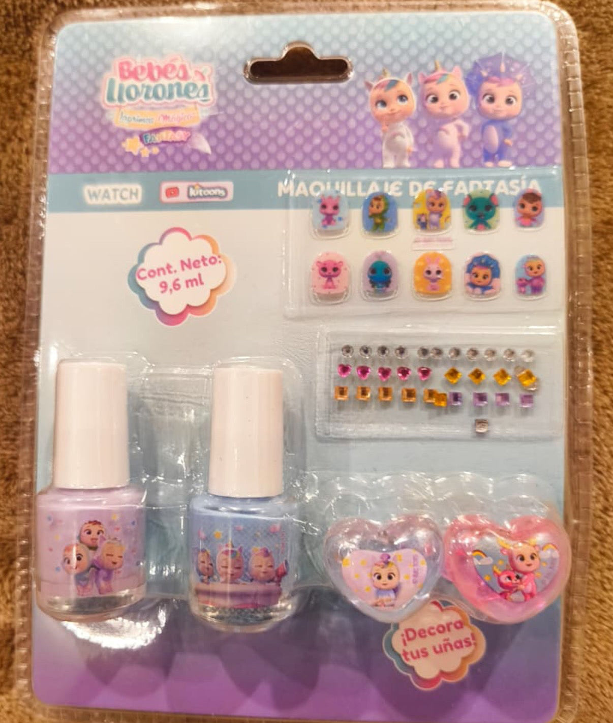 Baby unicorn nail paint gift set