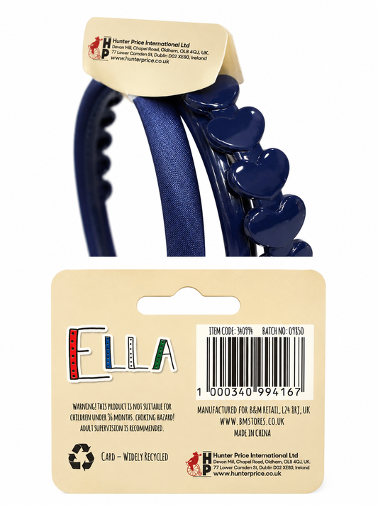 Ella uk back to cool headband set of 3