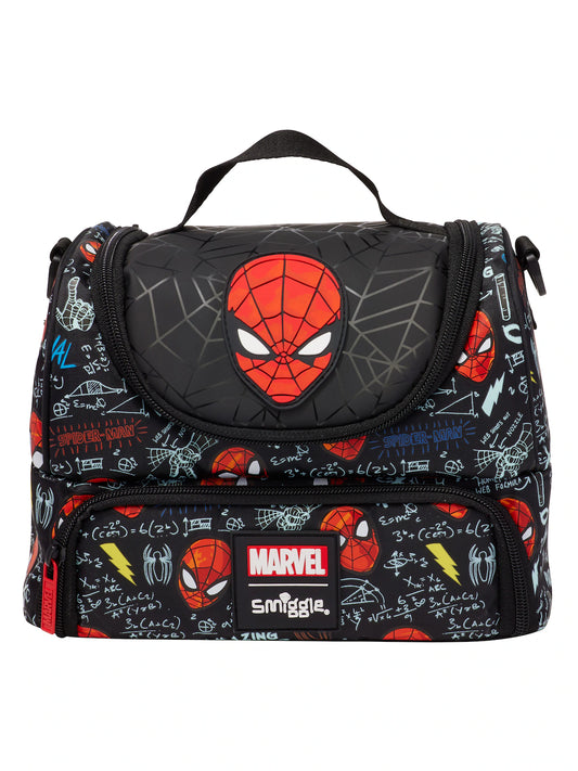 Smiggles spiderman double layered insulated lunch bag