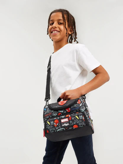 Smiggles spiderman double layered insulated lunch bag